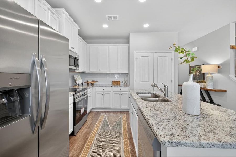 Furnished interior view inside a new home in The Reserve At Clock Tower, Douglasville (Image 22).