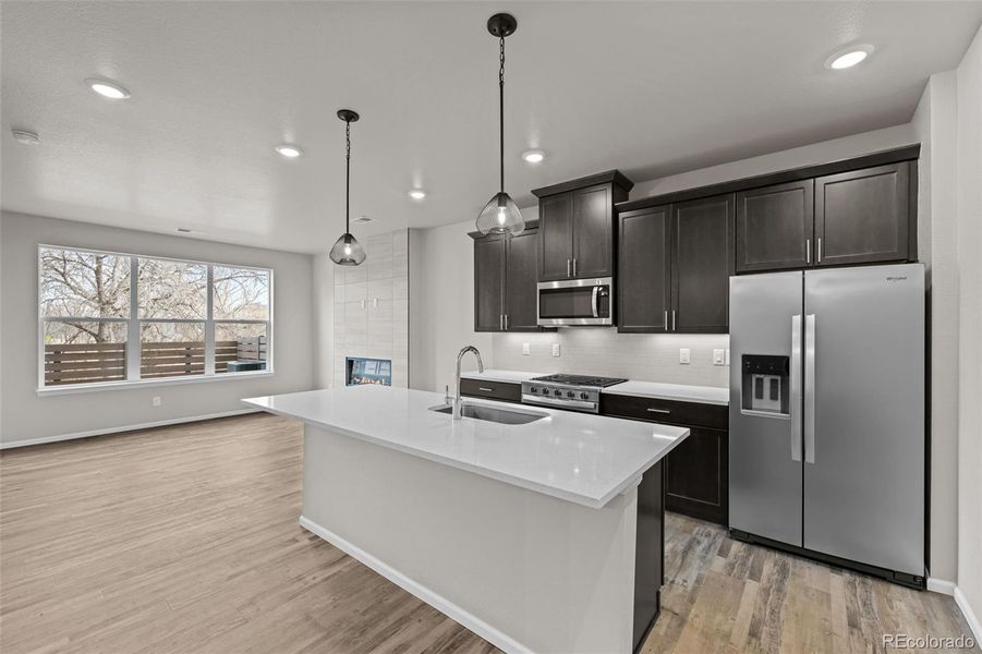 Furnished interior view inside a new home in , Arvada (Image 16).