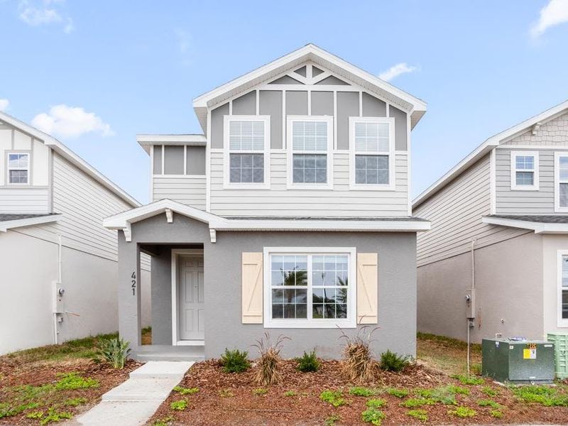 Multiple exterior elevations are available, offering attractive curb appeal - Brynn bungalow by Highland Homes