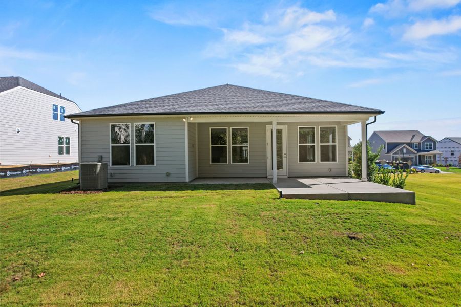 Exterior details and patio area of a home in Kinsdale, Lancaster (Image 4).