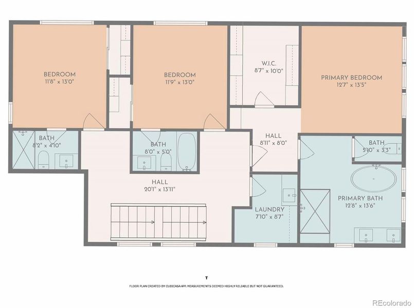2D floor plan layout of this home in , Denver, CO (Image 3).