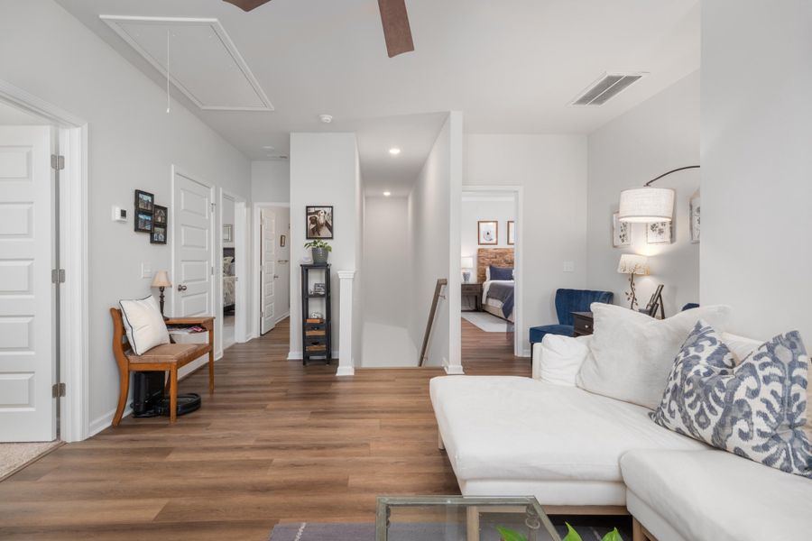Furnished interior view inside a new home in Midtown at Nexton, Summerville (Image 33). Furnished interior view inside a new home in Midtown at Nexton, Summerville (Image 33).