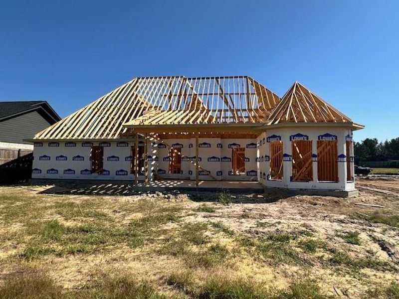 In-progress construction of a new home in , Lumberton, TX (Image 9).