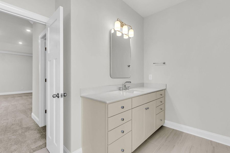 Furnished interior view inside a new home in Tidewater at Lakes of Cane Bay, Summerville (Image 13).