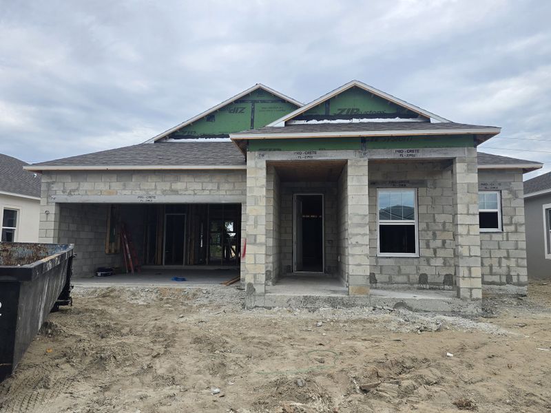 In-progress construction of a new home in Villa Pass, Mascotte, FL (Image 33). In-progress construction of a new home in Villa Pass, Mascotte, FL (Image 33).