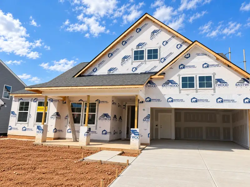 In-progress construction of a new home in Carrington, Stanley, NC (Image 3).
