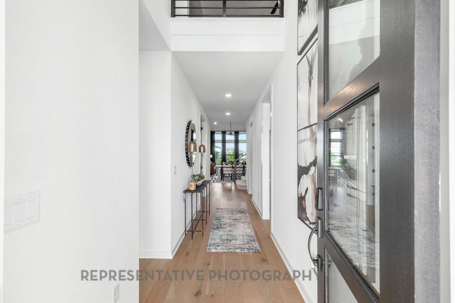 Furnished interior view inside a new home in Easton Park, Austin (Image 28).