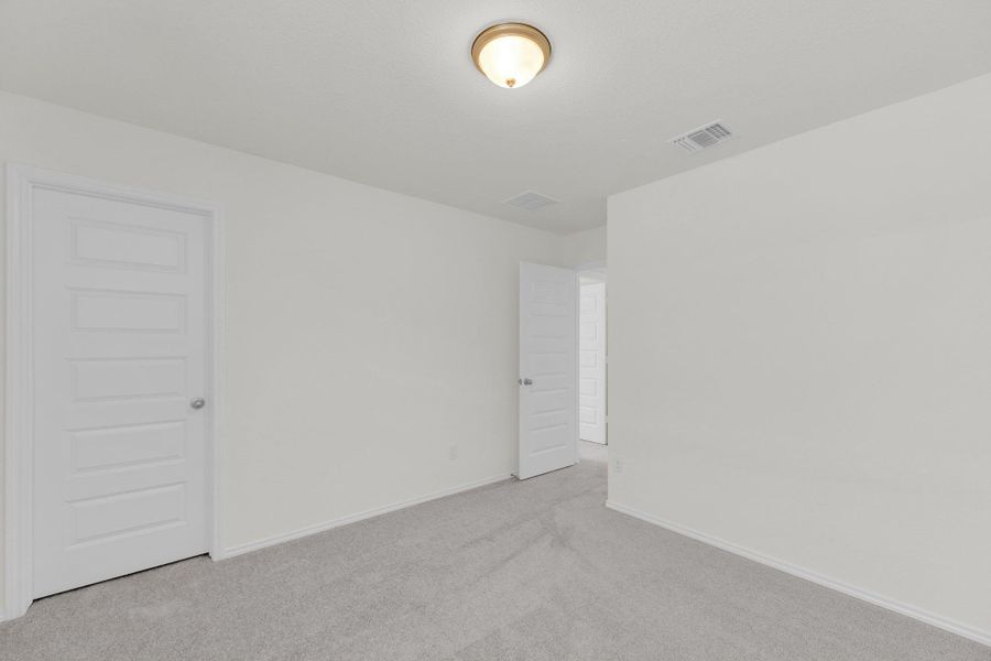 Spacious, unfurnished interior of a new home in Salerno - Heritage Collection, Round Rock (Image 18). Spacious, unfurnished interior of a new home in Salerno - Heritage Collection, Round Rock (Image 18).