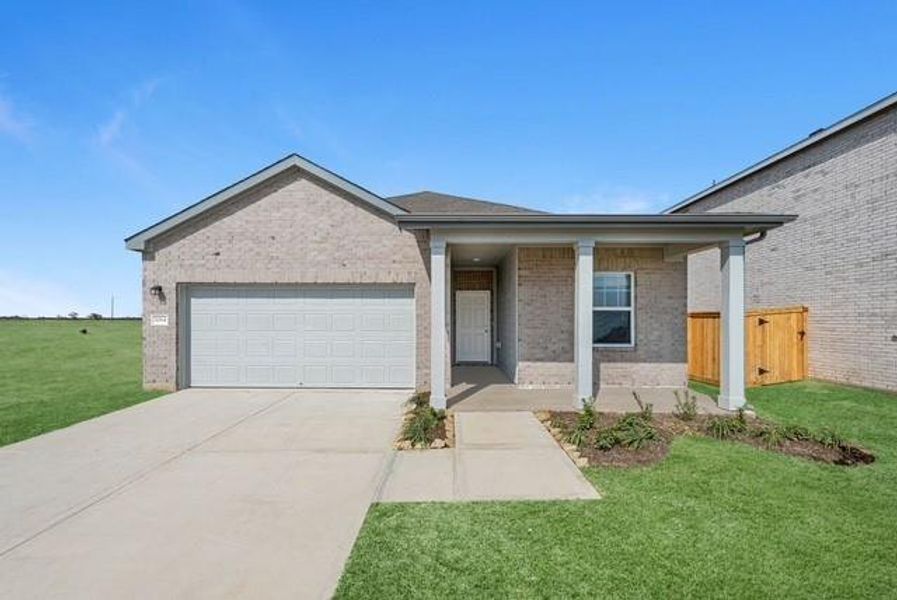 Exterior details and patio area of a home in Sunterra Lakes, Brookshire (Image 12). Exterior details and patio area of a home in Sunterra Lakes, Brookshire (Image 12).
