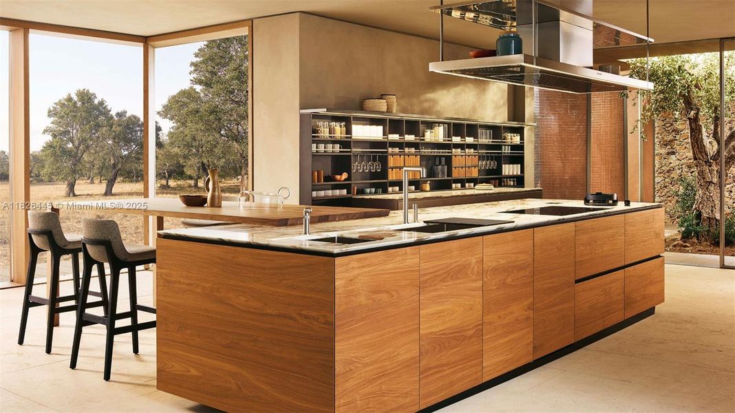 Furnished interior view inside a new home in , Delray Beach (Image 4).