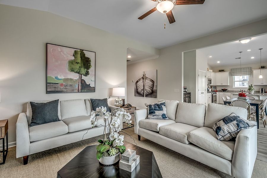 Representative furnished interior of a home built from the Dorchester - Genesis Value Collection by Mungo Homes in Citadel Point at Southbridge, Sneads Ferry (Image 4).