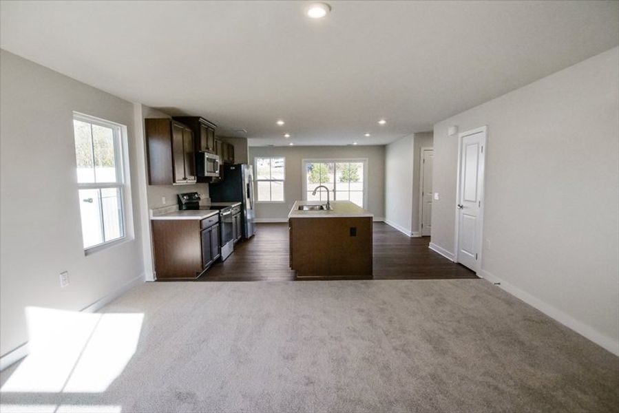 Furnished interior view inside a new home in Waverly Springs, Woodruff (Image 5). Furnished interior view inside a new home in Waverly Springs, Woodruff (Image 5).