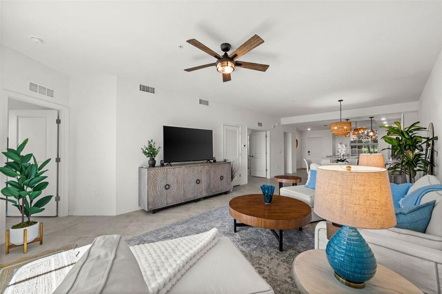 Furnished interior view inside a new home in , Punta Gorda (Image 26).