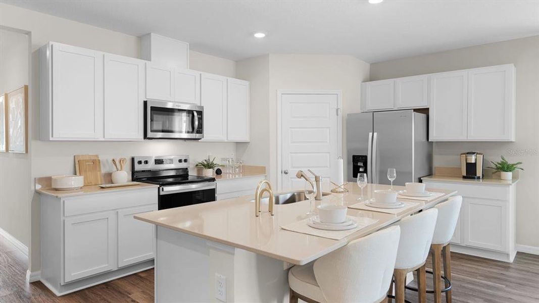 Furnished interior view inside a new home in Hamilton Bluff, Haines City (Image 16).