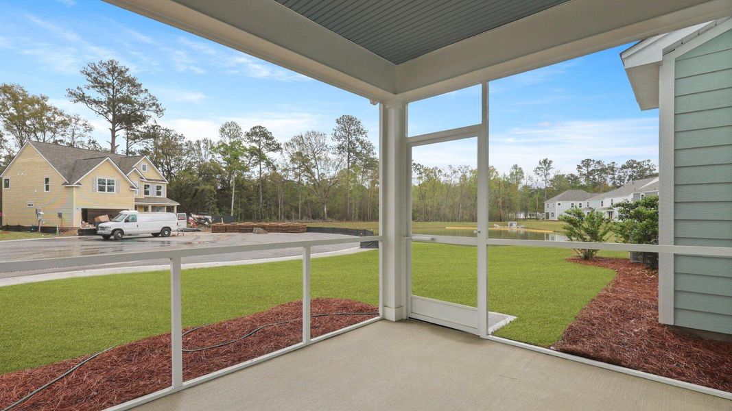 Exterior details and patio area of a home in Founders Corner, Summerville (Image 4).