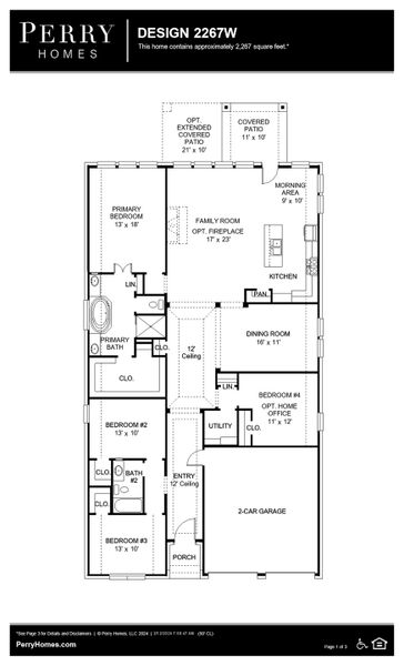 Floor Plan for 2267W