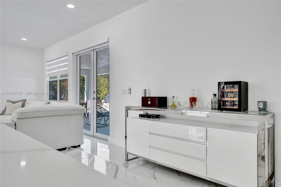 Furnished interior view inside a new home in , Loxahatchee (Image 58).