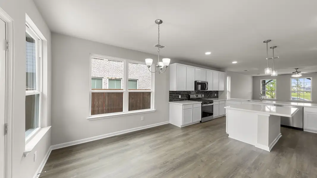 Furnished interior view inside a new home in Waterscape, Royse City (Image 10).