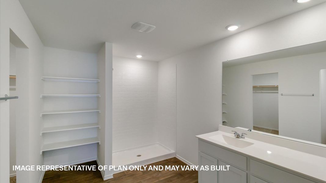 Furnished interior view inside a new home in Carillon, Manor (Image 5).