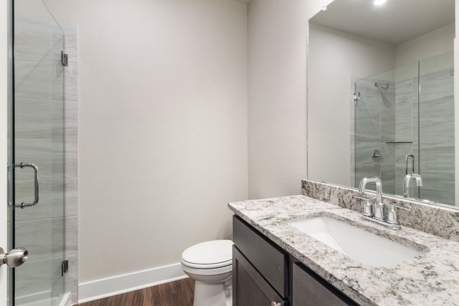 Furnished interior view inside a new home in Southern Pointe, College Station (Image 9).
