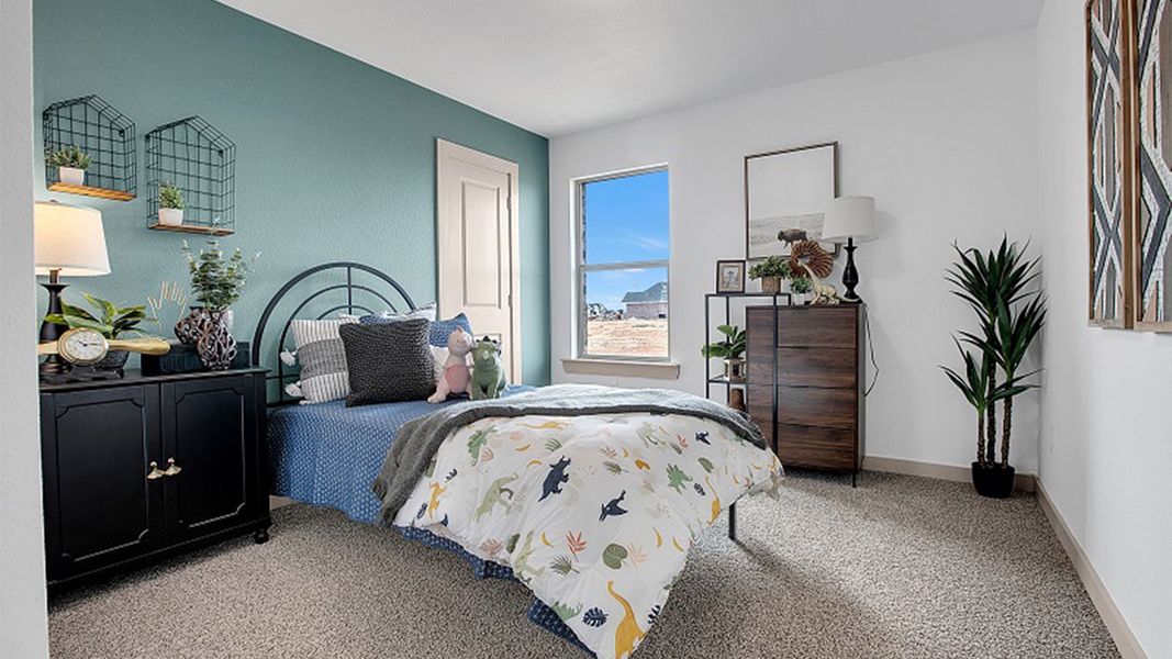 Representative furnished interior of a home built from the The Texas Cali by D.R. Horton in Abbey Glen, Lubbock (Image 17).