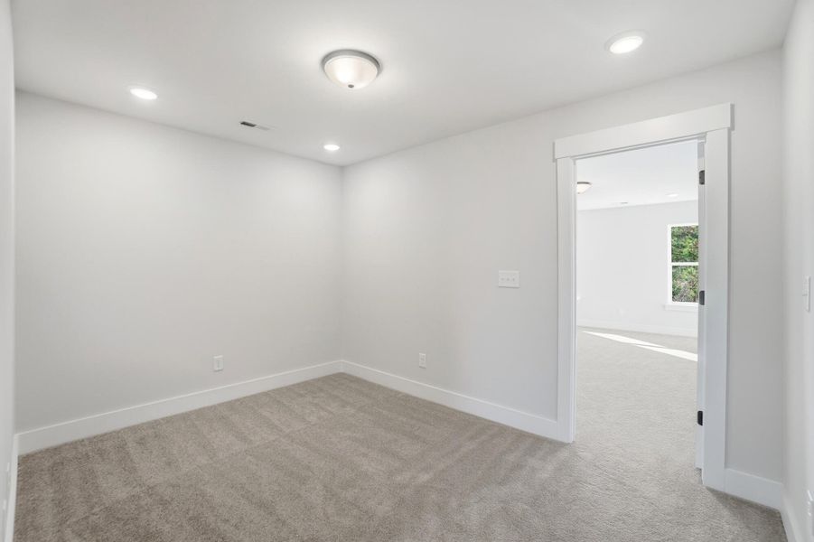 Spacious, unfurnished interior of a new home in Blythe Mill Townhomes, Waxhaw (Image 21). Spacious, unfurnished interior of a new home in Blythe Mill Townhomes, Waxhaw (Image 21).