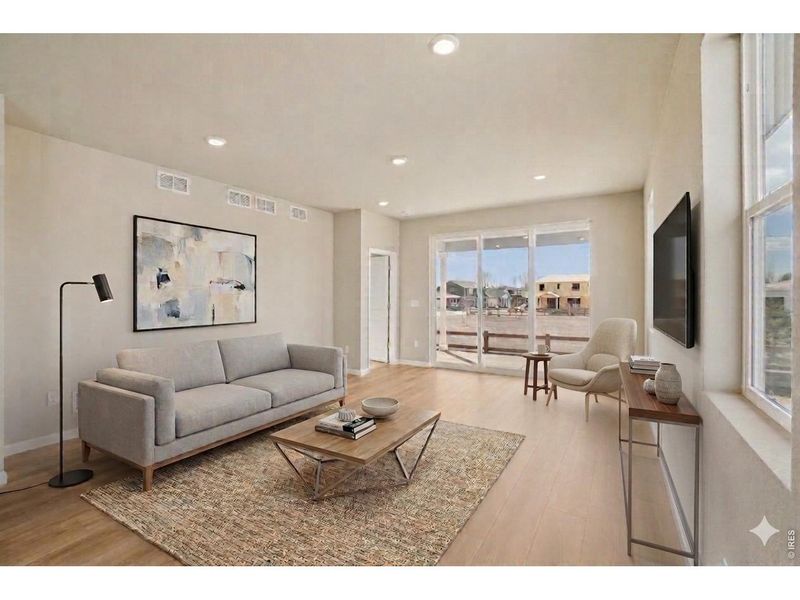 Furnished interior view inside a new home in Country Club Reserve, Fort Collins (Image 13).