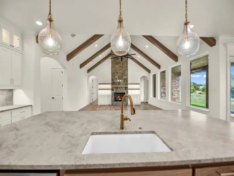 Furnished interior view inside a new home in , Weatherford (Image 10).