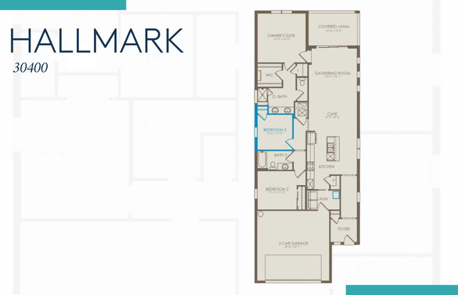 2D floor plan layout of this home in Terreno, Naples, FL (Image 5).