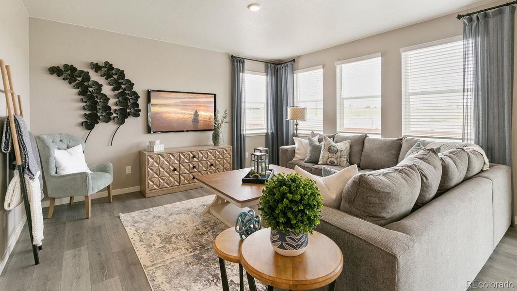 Furnished interior view inside a new home in Spring Valley Ranch, Elizabeth (Image 12).