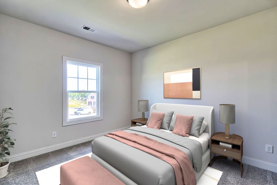 Representative furnished interior of a home built from the The Mia by Stanley Martin Homes in Parkers Summit, Greer (Image 17).