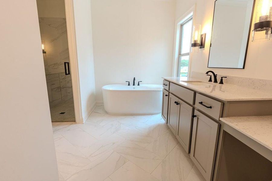 Furnished interior view inside a new home in , Hoschton (Image 18).