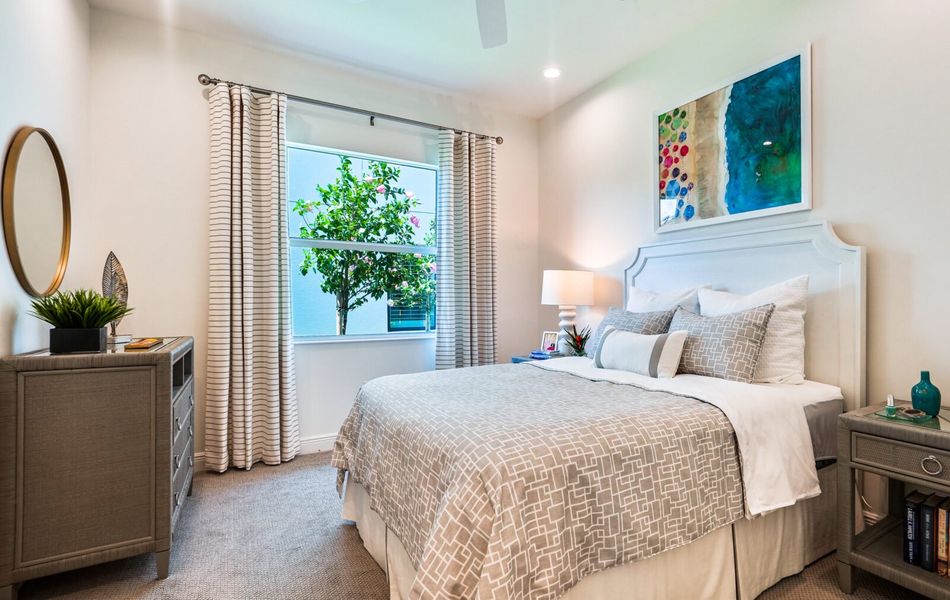 Representative furnished interior of a home built from the Bright Meadow 2 by Neal Communities in Vistera of Venice, Venice (Image 6).