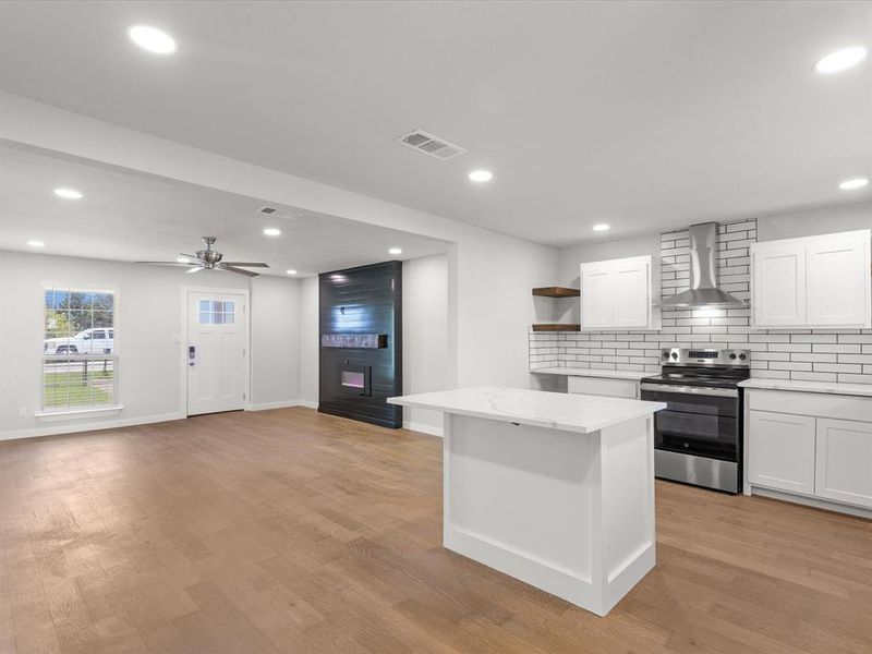 Furnished interior view inside a new home in , Bowie (Image 5).