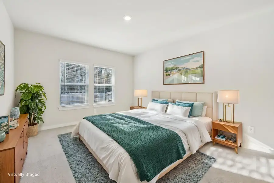 Furnished interior view inside a new home in Pine Lake Cove - Traditional Series, Montgomery (Image 6).