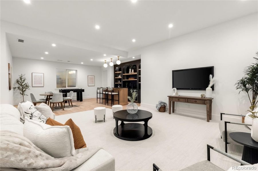 Furnished interior view inside a new home in , Denver (Image 24). Furnished interior view inside a new home in , Denver (Image 24).