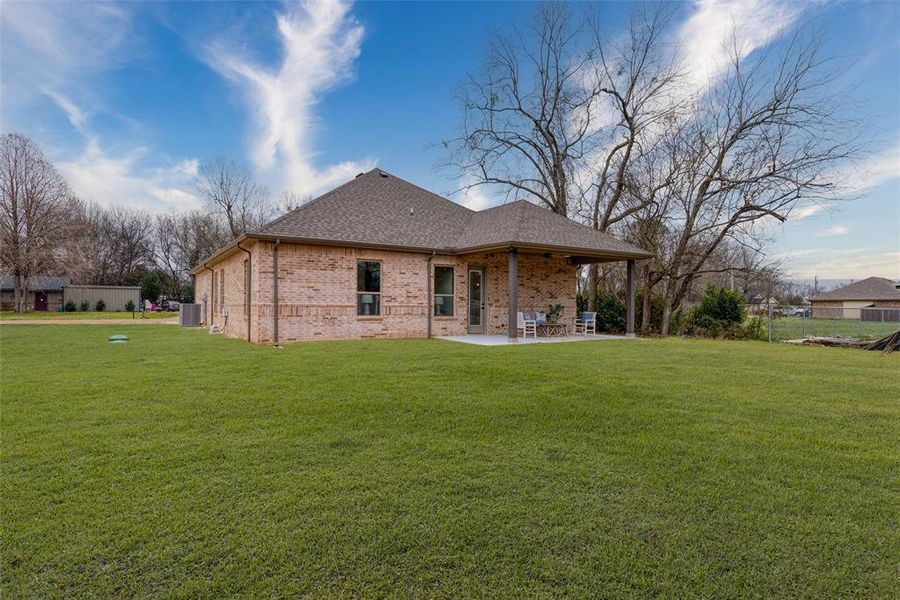 Exterior details and patio area of a home in , Trinidad (Image 23). Exterior details and patio area of a home in , Trinidad (Image 23).