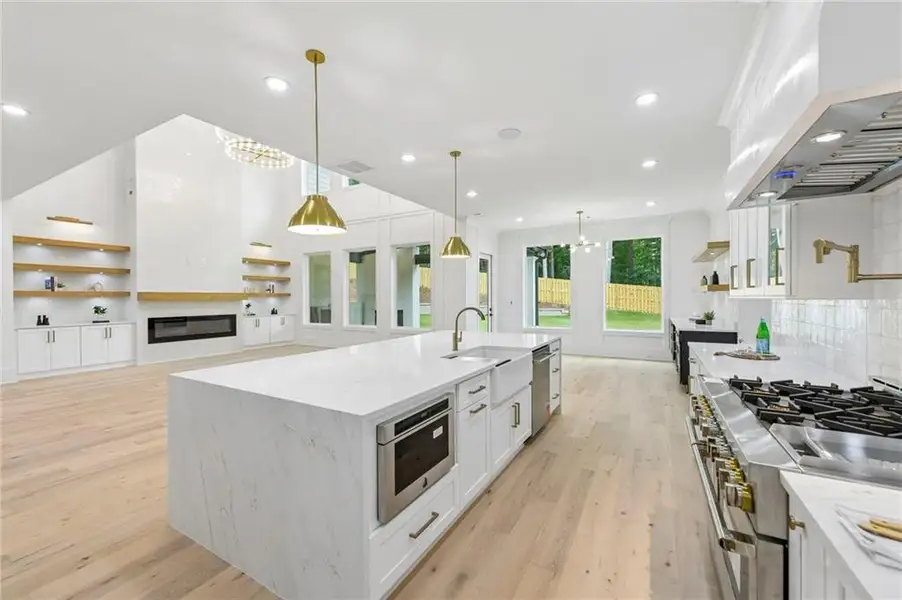 Furnished interior view inside a new home in , Hoschton (Image 38).