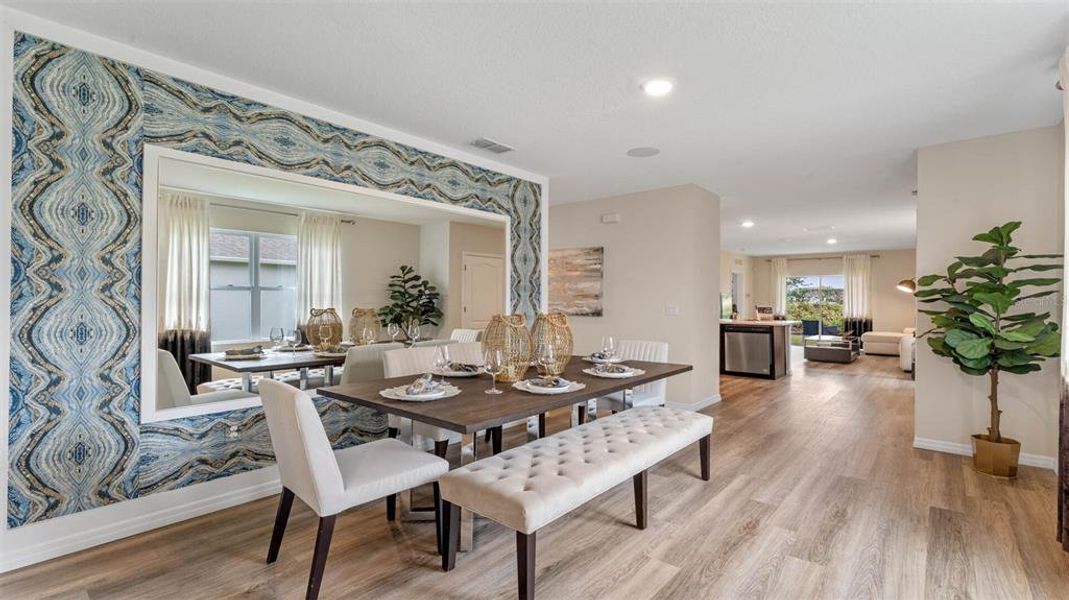 Furnished interior view inside a new home in Wynwood, Ocoee (Image 23). Furnished interior view inside a new home in Wynwood, Ocoee (Image 23).