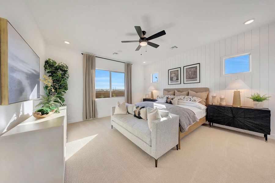 Representative furnished interior of a home built from the Azure by Mattamy Homes in White Tank Vistas, Waddell (Image 27).