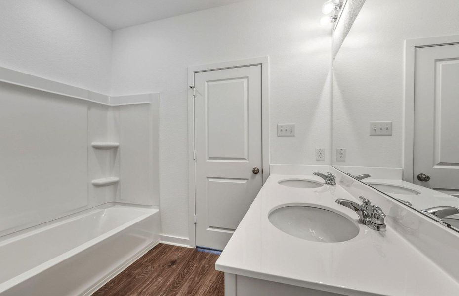 Furnished interior view inside a new home in Sonterra, Jarrell (Image 11).