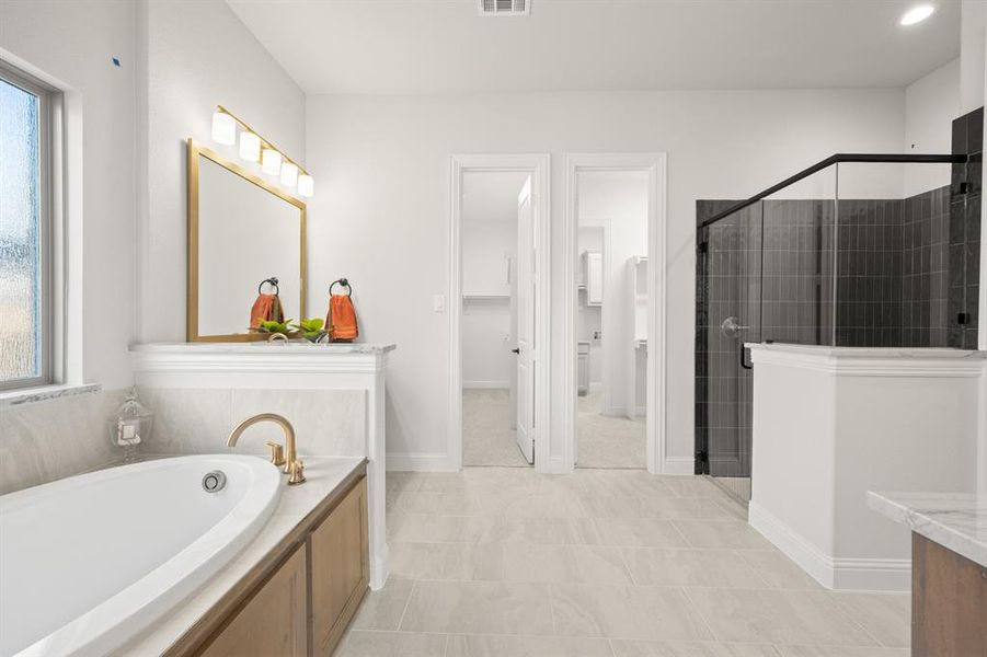 Furnished interior view inside a new home in Somerset - Phase 5, Mansfield (Image 6). Furnished interior view inside a new home in Somerset - Phase 5, Mansfield (Image 6).