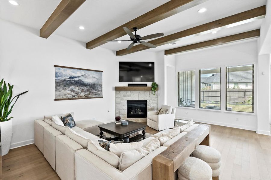 Furnished interior view inside a new home in , Bryan (Image 25).