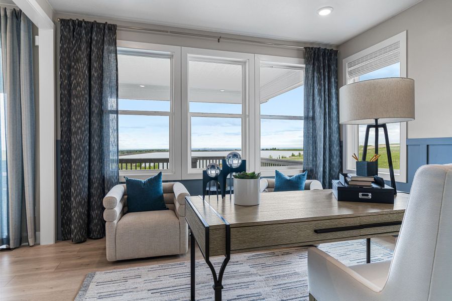Representative furnished interior of a home built from the Steamboat Plus | A Multi-Gen Home by Taylor Morrison in Macanta, Castle Rock (Image 22).