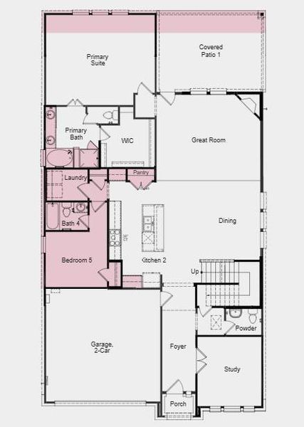 Additional highlights include: Extended primary suite and covered patio, downstairs guest bedroom with bath, soaking tub in primary bath and media room. Additional highlights include: Extended primary suite and covered patio, downstairs guest bedroom with bath, soaking tub in primary bath and media room.