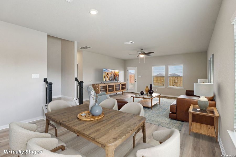 Furnished interior view inside a new home in Legendary Trails - Premier Series, Cibolo (Image 16).