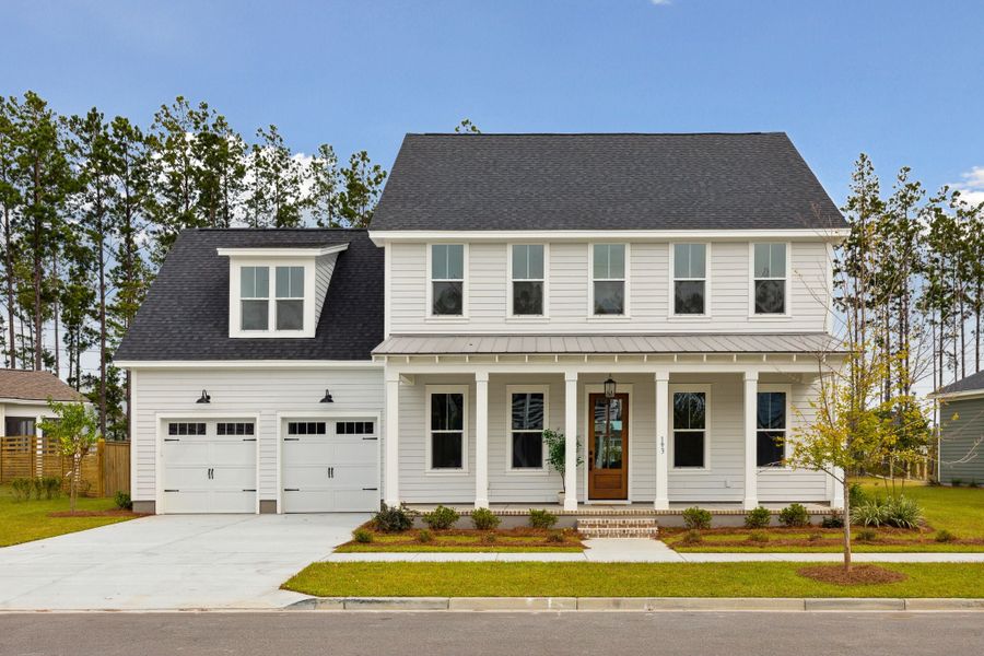 Representative exterior photo of a completed home built from the Azalea by Homes by Dickerson in Nexton, Summerville, SC (Image 9).