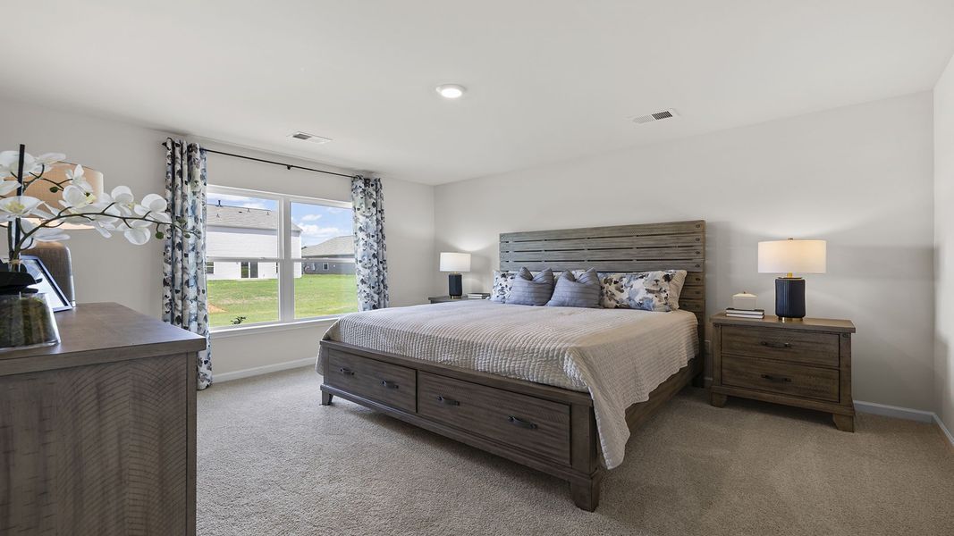 Furnished interior view inside a new home in Cedar Gap, Fountain Inn (Image 27). Furnished interior view inside a new home in Cedar Gap, Fountain Inn (Image 27).