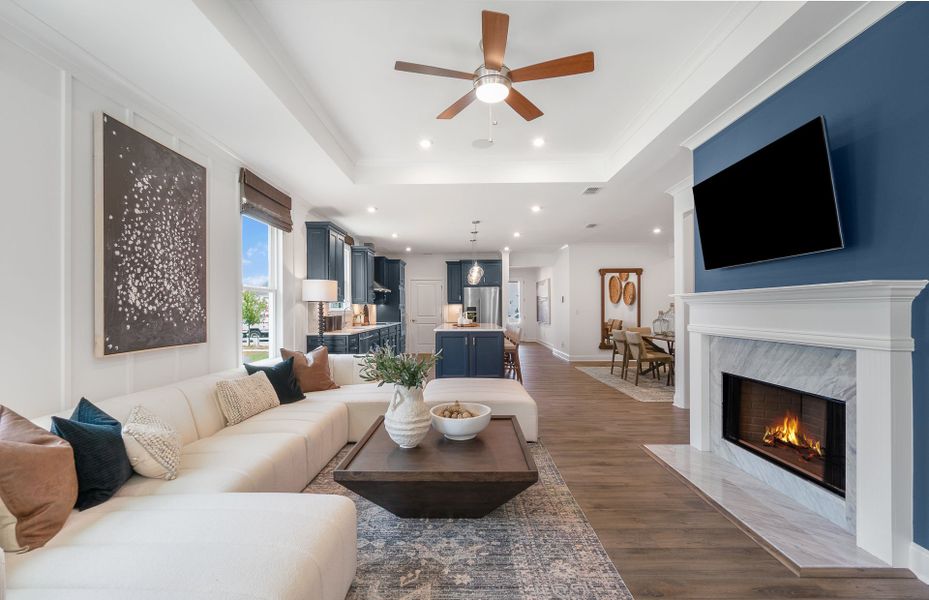 Furnished interior view inside a new home in Del Webb at Lake Oconee, Greensboro (Image 9).