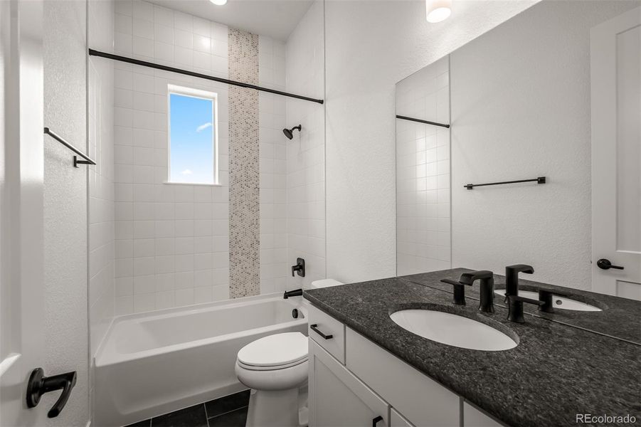 Furnished interior view inside a new home in Wolf Ranch - Enclave Collection, Colorado Springs (Image 4).